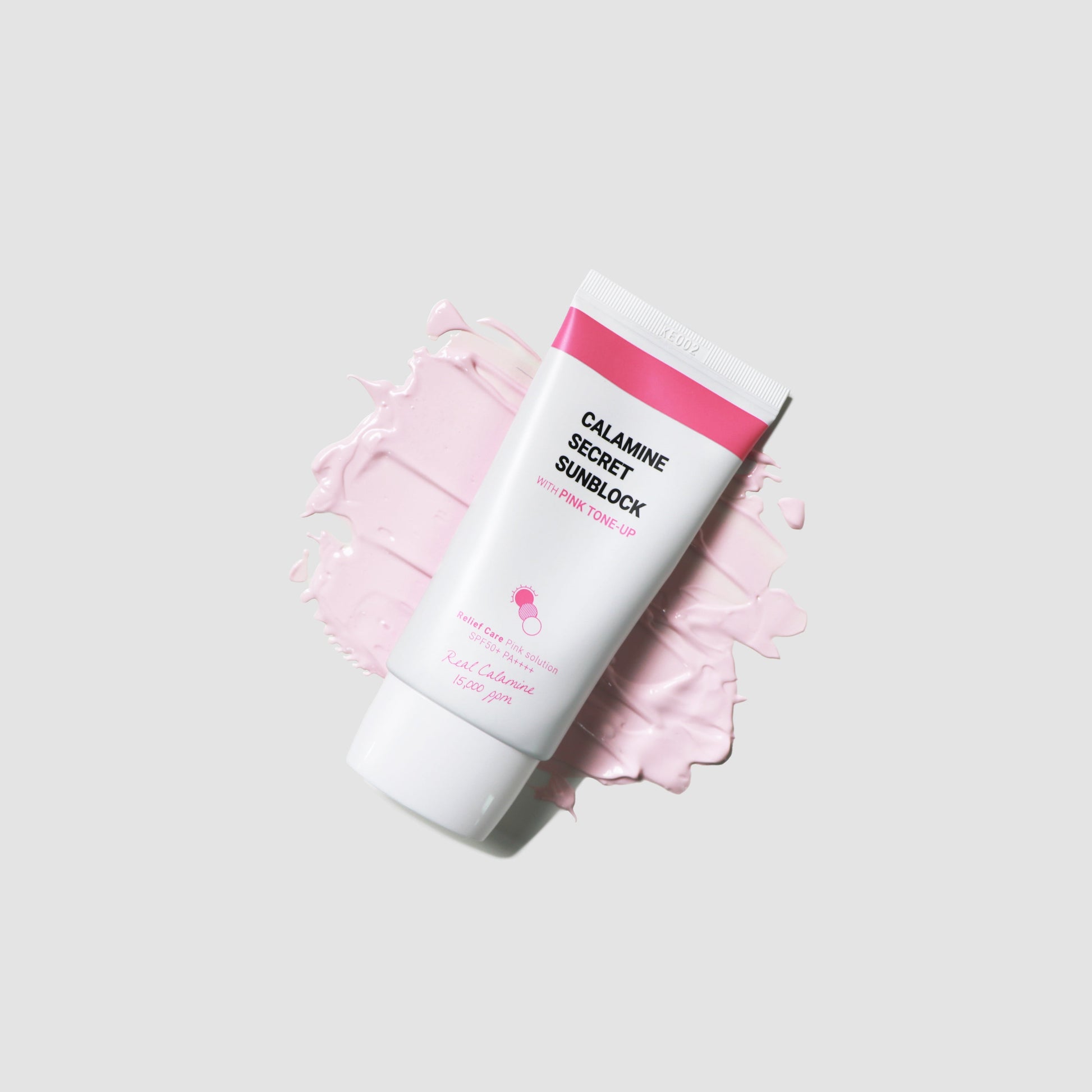 K-SECRET Calamine Secret Sunblock With Pink Tone-Up (SPF50+ PA++++) 50ml (Sun Cream)