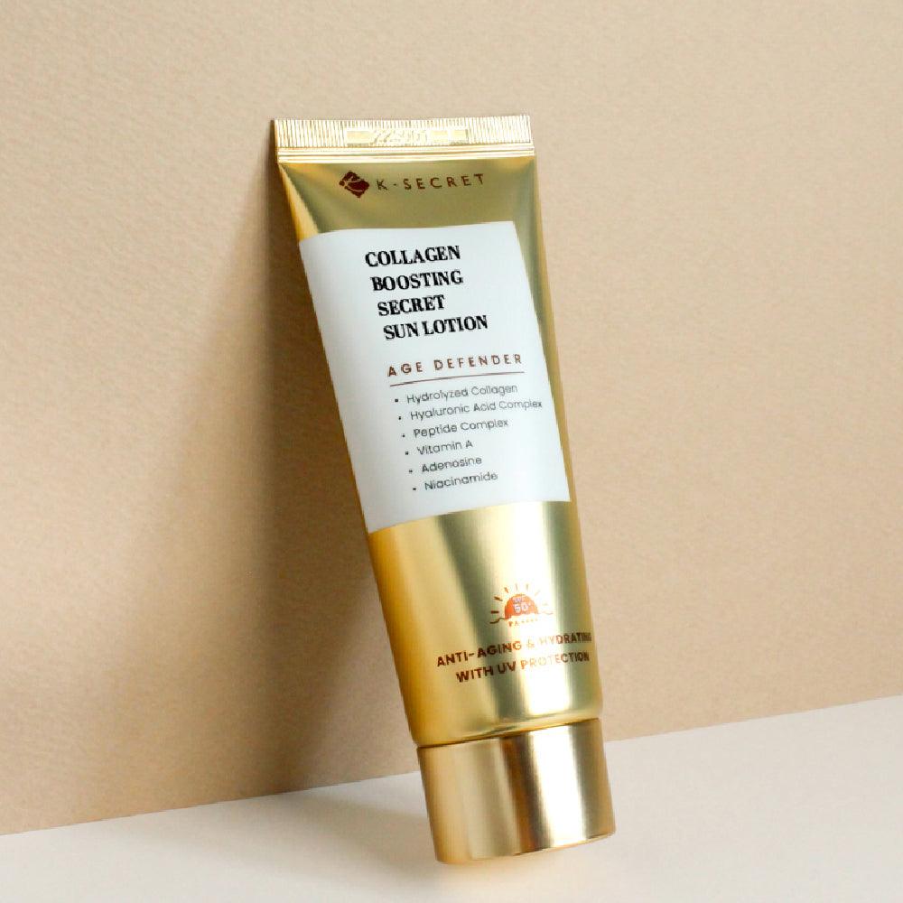 K-SECRET Collagen Boosting Secret Sun Lotion 60ml (Sun Cream)