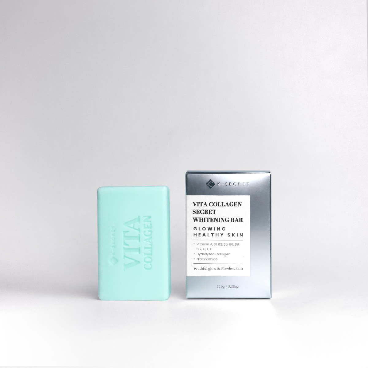 K-SECRET Vita Collagen Whitening Bar 110g (Soap) 110 g