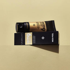 MEDIPEEL Glow 9 24K Gold Mask Pack product texture