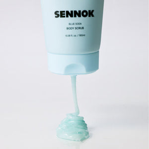 SENNOK Blue Soda Body Scrub close-up view