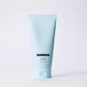 SENNOK Blue Soda Body Scrub packaging and details