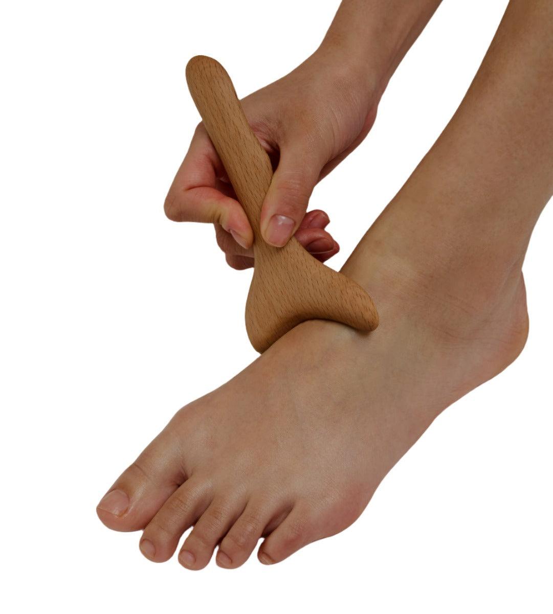 SENNOK Multi Bbul Guasha – Natural Wooden Gua Sha for Body & Face (Gua Massager)