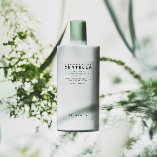 SKIN1004 MADAGASCAR CENTELLA TEA-TRICA SOOTHING SUN MILK SPF 50+ PA++++ 50ml (Sunscreen)