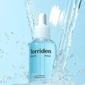 Torriden DIVE IN Hyaluronic Acid Skincare Set close-up view