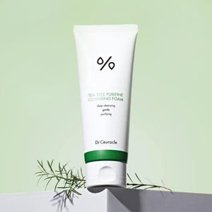 Dr.Ceuracle Tea Tree Purifine Cleansing Foam packaging and details