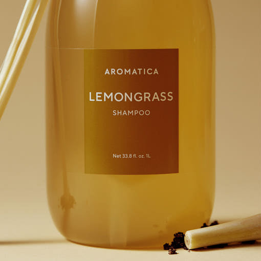 AROMATICA Lemongrass 7 Vita Shampoo 1L - Image 2 - Korean Skincare