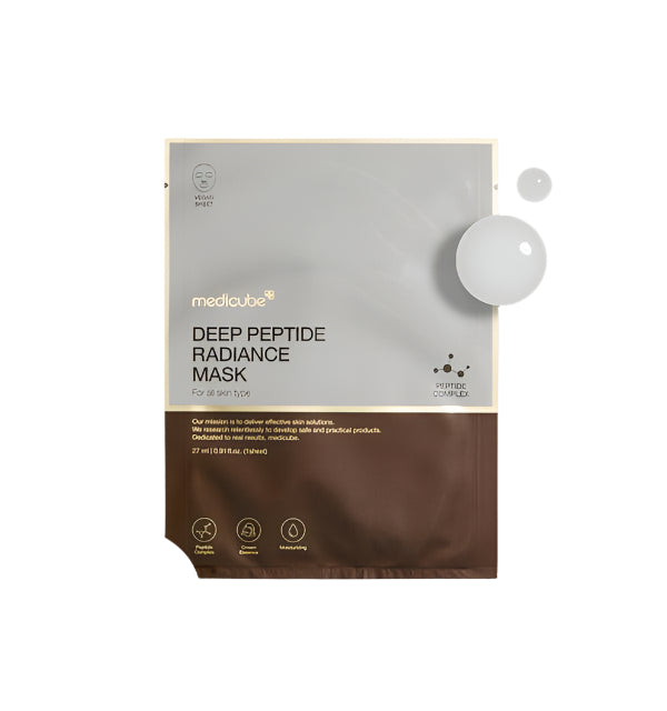 medicube Deep Peptide Radiance Mask 27g X 5ea (Facial Mask) 27 g