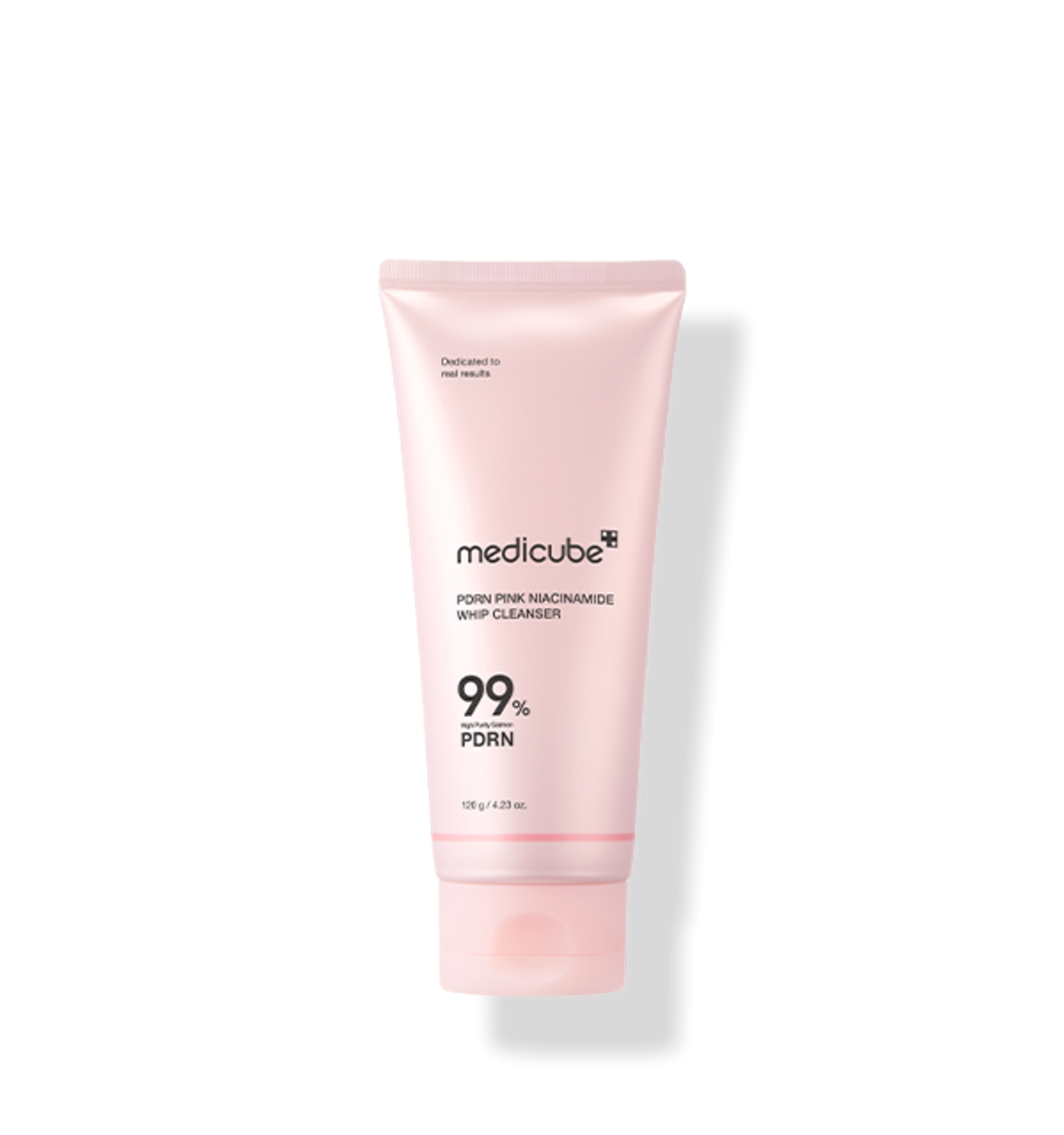 medicube PDRN Pink Niacinamide Whip Cleanser packaging and details