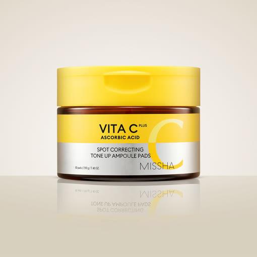 MISSHA Vita C Plus Spot Correcting Tone Up Ampoule Pads 210g/80pads 210 g