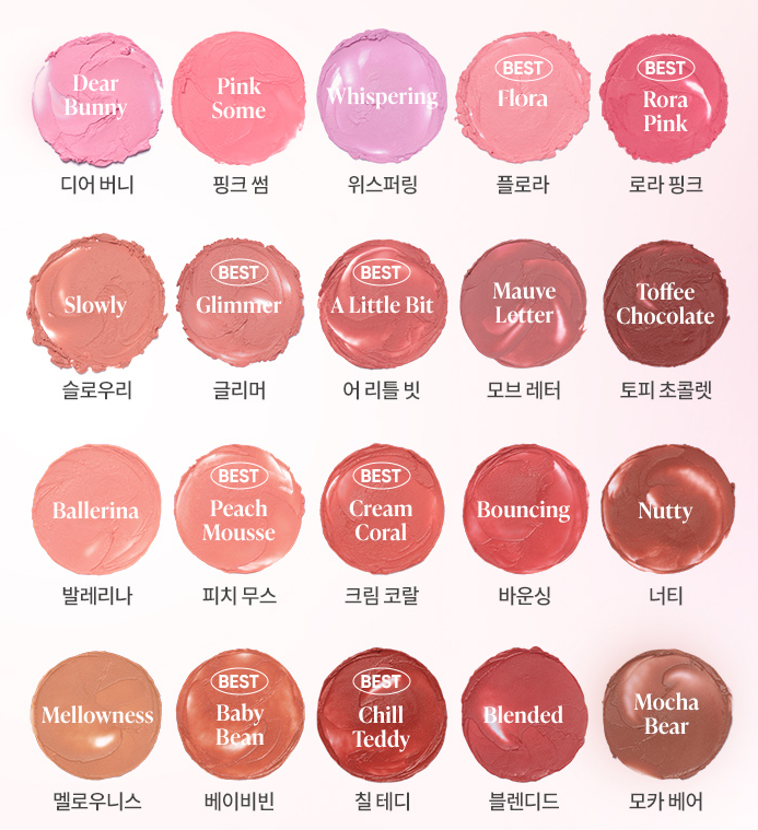 BANILA CO Romantic Blush Lip & Cheek 3.7g (Lip Stains) 3.7 g