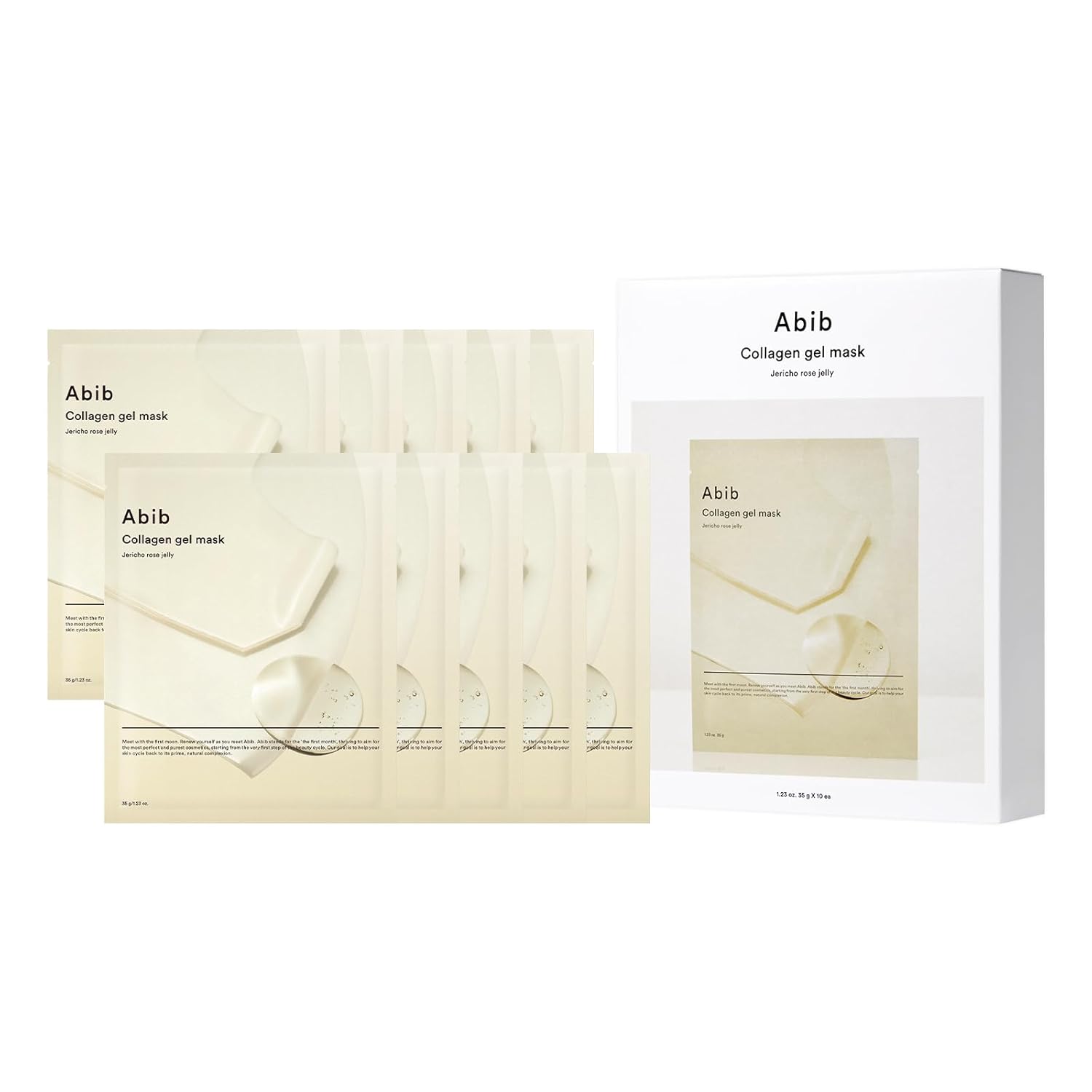 Abib Collagen Gel Mask 35ml X 10ea #Jericho Rose Jelly (Facial Mask)