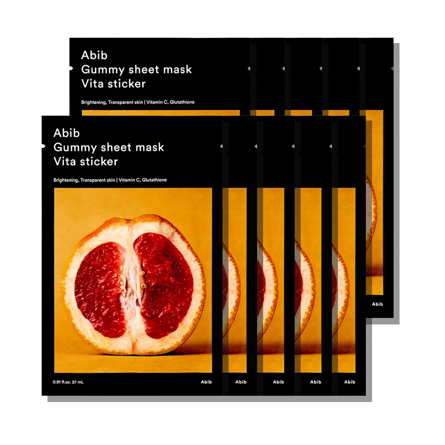 Abib Gummy Sheet Mask Vita Sticker 27ml X 10ea (Facial Mask)