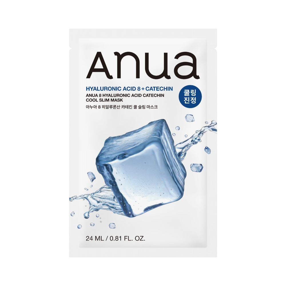 Anua 8 Hyaluronic Acid Catechin Cool Slim Mask Sheet 24ml X 10ea (Facial Mask)