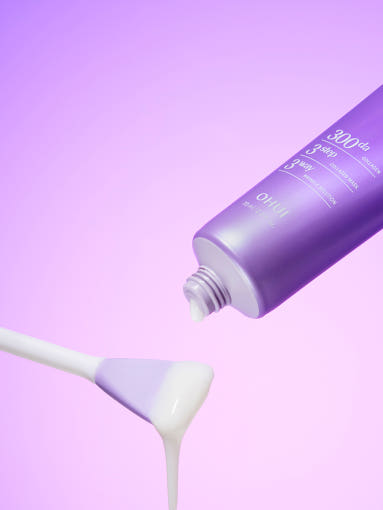 O HUI Age Recovery Wrinkle Collagen Wrapping Mask product texture