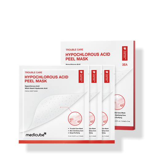 medicube Hypochlorous Acid Peel Mask 13ml X 3ea - Korean Skincare | Mirai Skin