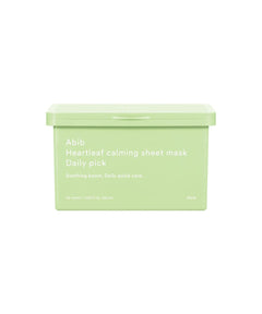 Abib Heartleaf Calming Sheet Mask Daily Pick 350ml/30ea