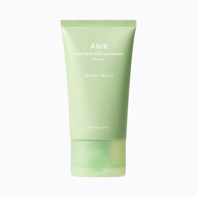 Abib Heartleaf Mild Sunscreen Relief Tube SPF50+ PA++++ 50ml