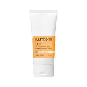 ILLIYOON Mild Easy Wash Sun Cream SPF50+ PA++++ 80ml - product packaging