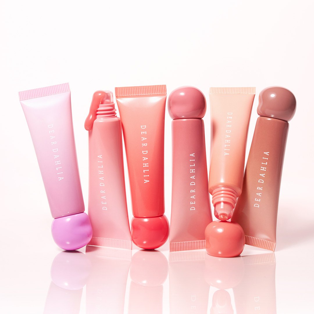 DEAR DAHLIA Dressy Dew Lip Gel 10g (5colors) - product packaging