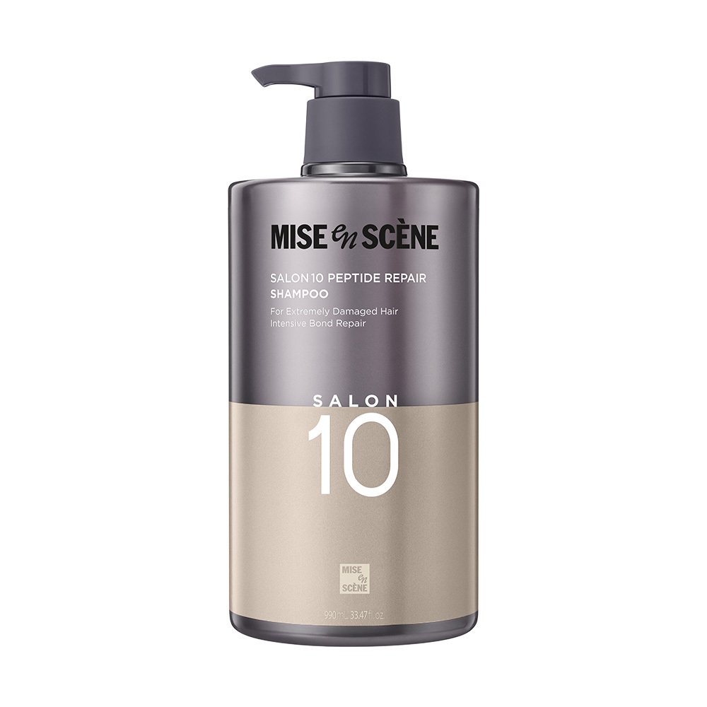 mise en scene Salon 10 Peptide Repair Shampoo 990ml - product packaging
