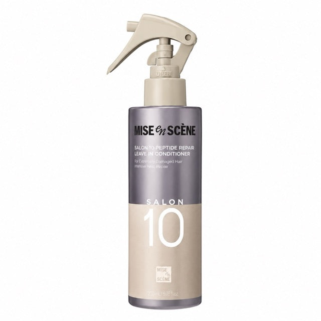 mise en scene Salon 10 Peptide Repair Leave In Conditioner 200ml - product packaging