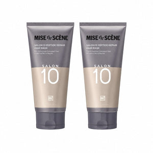 mise en scene Salon 10 Peptide Repair Hair Mask 300ml+300ml - product packaging