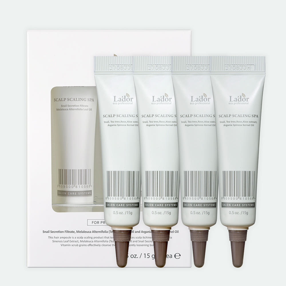 LADOR Scalp Scaling Spa Ampoule 15ml X 4ea - product packaging