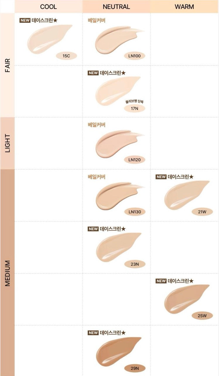 Beauty of Joseon Tinted Mineral Dayscreen SPF50+ PA++++ 40ml (6colors)
