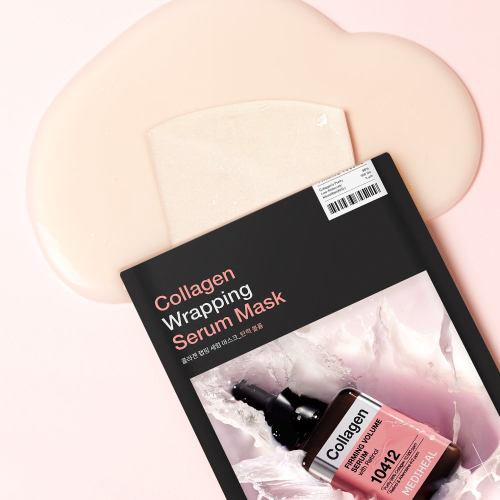 MEDIHEAL Collagen Wrapping Serum Mask 25ml X 10ea