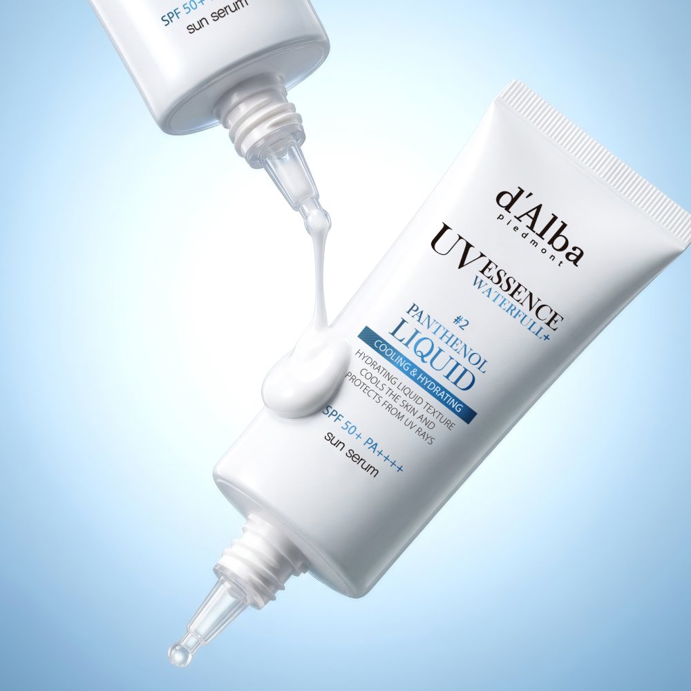 d'Alba Waterfull Panthenol Liquid Essence Sun Serum SPF50+ PA++++ 50ml