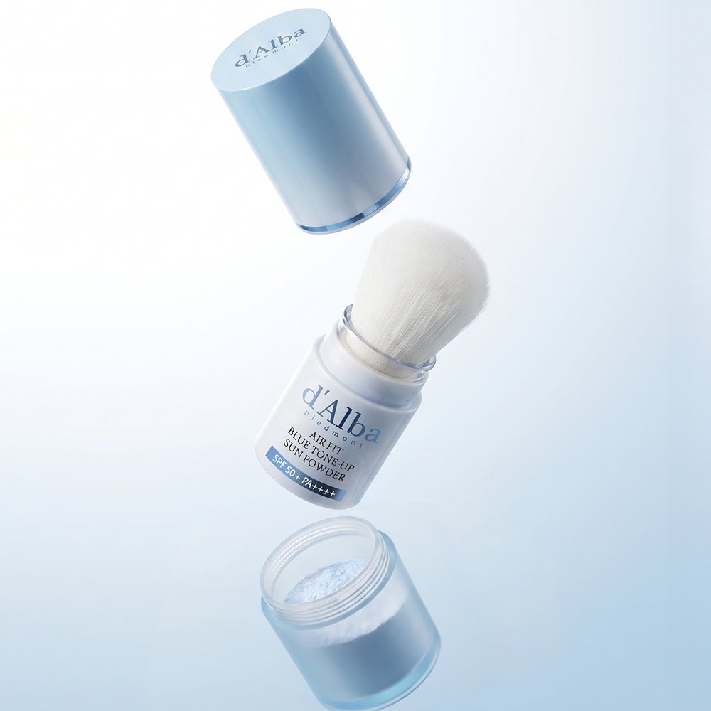 d'Alba Air Fit Blue Tone Up Sun Powder SPF50+ PA++++ 5.5g