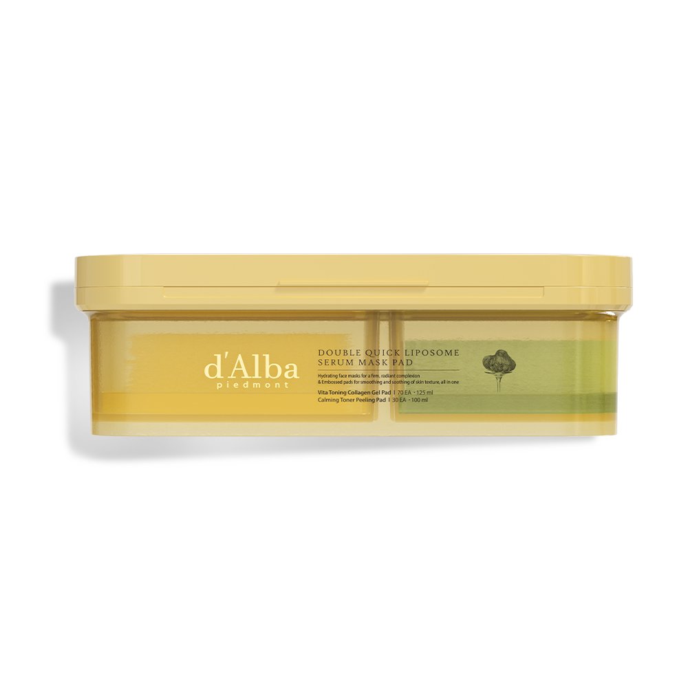 d’Alba Double Quick Liposome Serum Mask Pad | 100 Pads