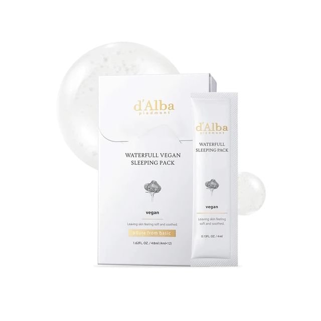 d'Alba Waterfull Vegan Sleeping Pack 4ml X 12ea (Stick Type)