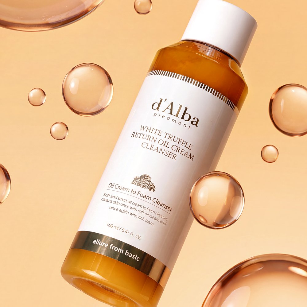 d'Alba White Truffle Return Oil Cream Cleanser 160ml (Refill)