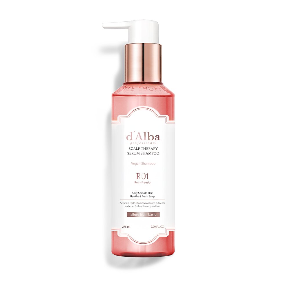 d'Alba Professional Repairing Scalp Therapy Serum Shampoo Rose Freesia 275ml