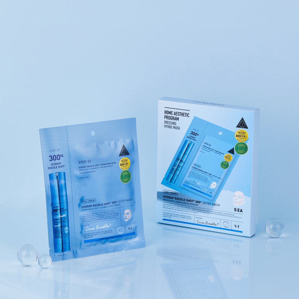 VT Hydrop Reedle Shot 100hL 2 Step Mask 1.5g+27g X 5ea - product image 3