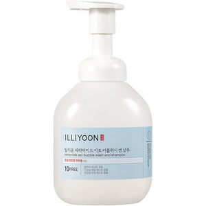 ILLIYOON Ceramide Ato Bubble Wash and Shampoo - Korean Shampoo