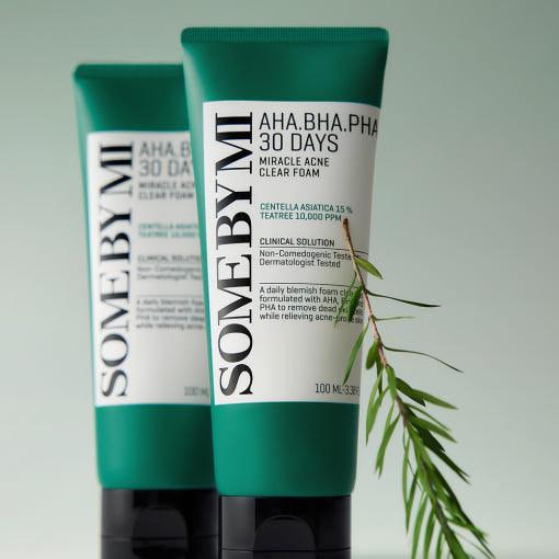 SOME BY MI AHA-BHA-PHA 30Days Miracle Acne Clear Foam 100ml (cleanser)
