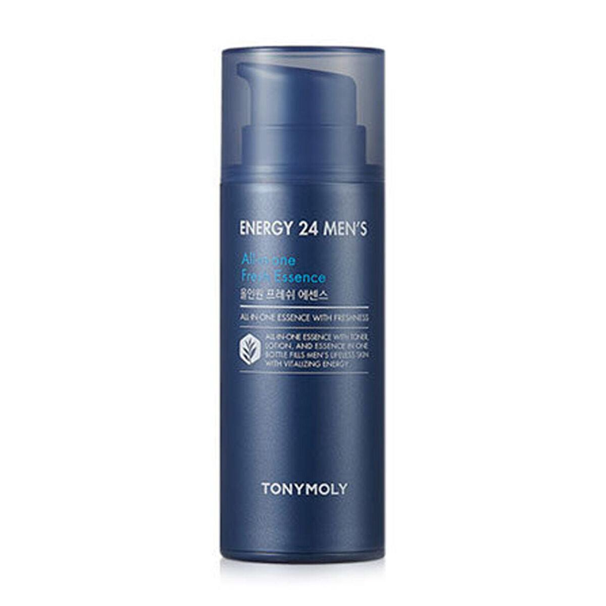 TONYMOLY Energy 24 Men’s All-In-One Fresh Essence (120ml) (Essence for Men)