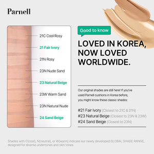 Parnell Cicamanu Serum Cushion SPF45 PA++ 15g (3colors), image 14
