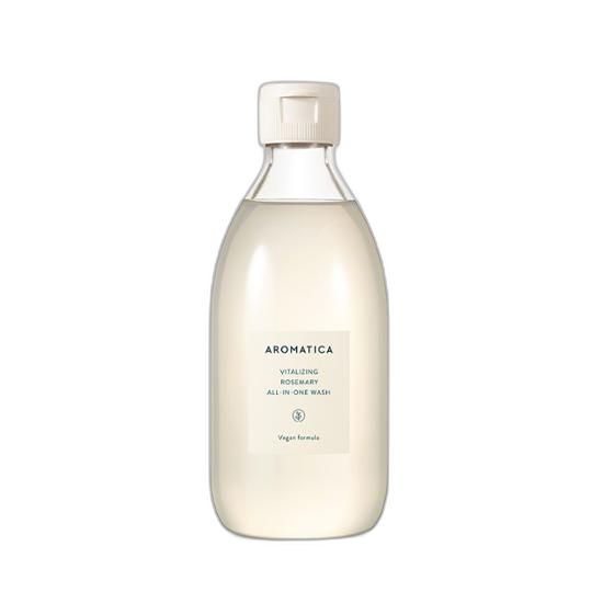 AROMATICA Vitalizing Rosemary All-In-One Wash 300ml (מילוי)