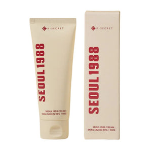 K-SECRET SEOUL 1988 Cream : Snail Mucin 93% + Rice 100ml