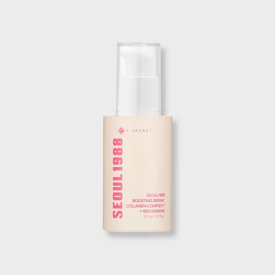 K-SECRET SEOUL 1988 BOOSTING SERUM : COLLAGEN COMPLEX 7 + RED GINSENG 30ml