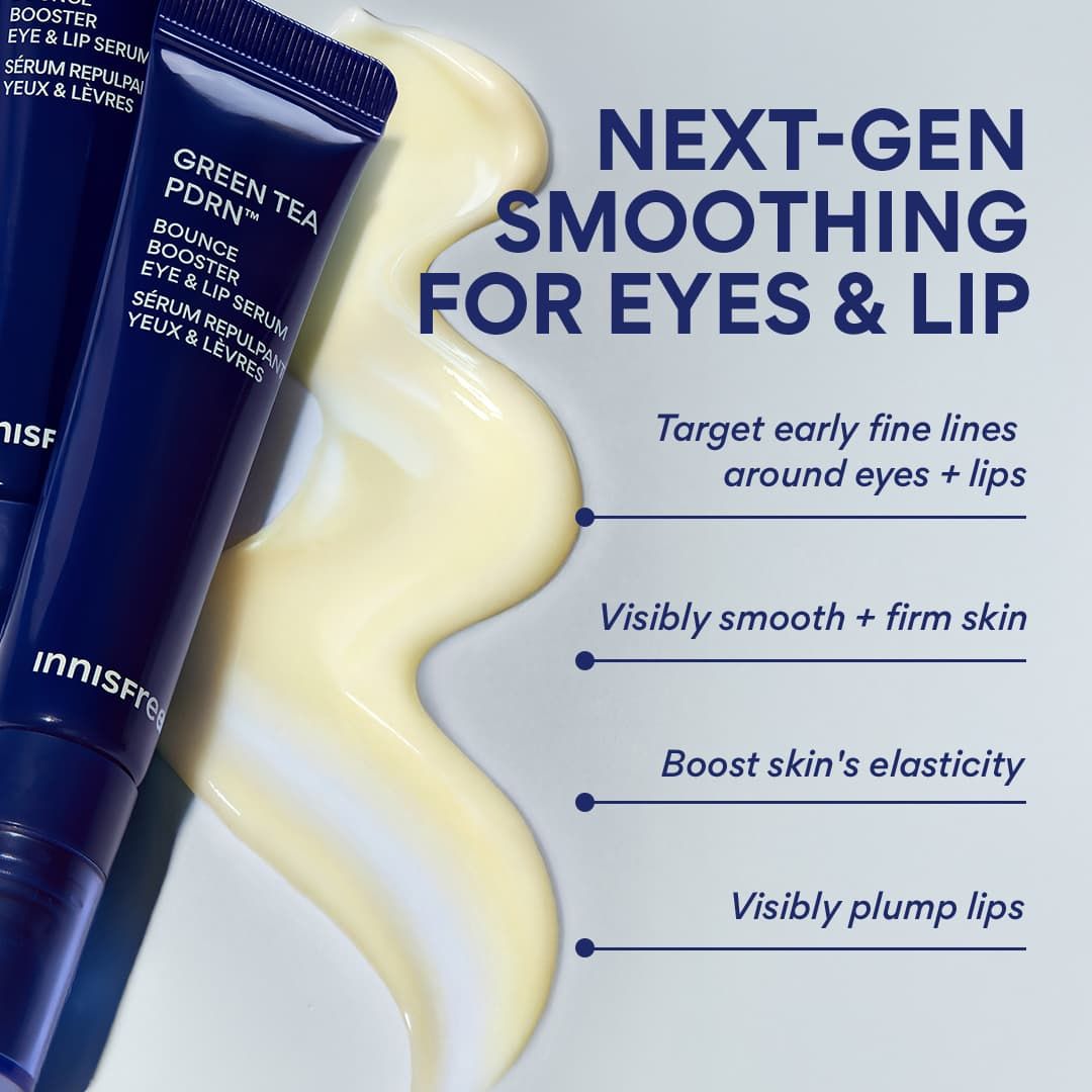 innisfree Green Tea PDRN Bounce Booster Eye & Lip Serum 15ml
