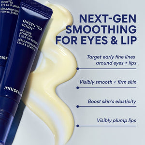 innisfree Green Tea PDRN Bounce Booster Eye & Lip Serum 15ml, image 2