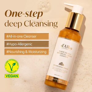 d'Alba White Truffle Return Oil Cream Cleanser (Tube) 100ml X 2ea, image 2