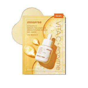 innisfree Vitamin C Green Tea Enzyme Brightening Serum Gel Mask 25ml X 5ea, image 2