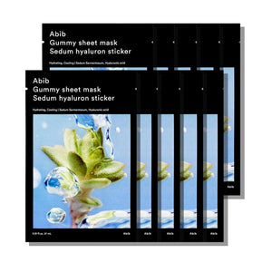Abib Gummy Sheet Mask Sedum Hyaluron Sticker 27ml X 10ea, image 2