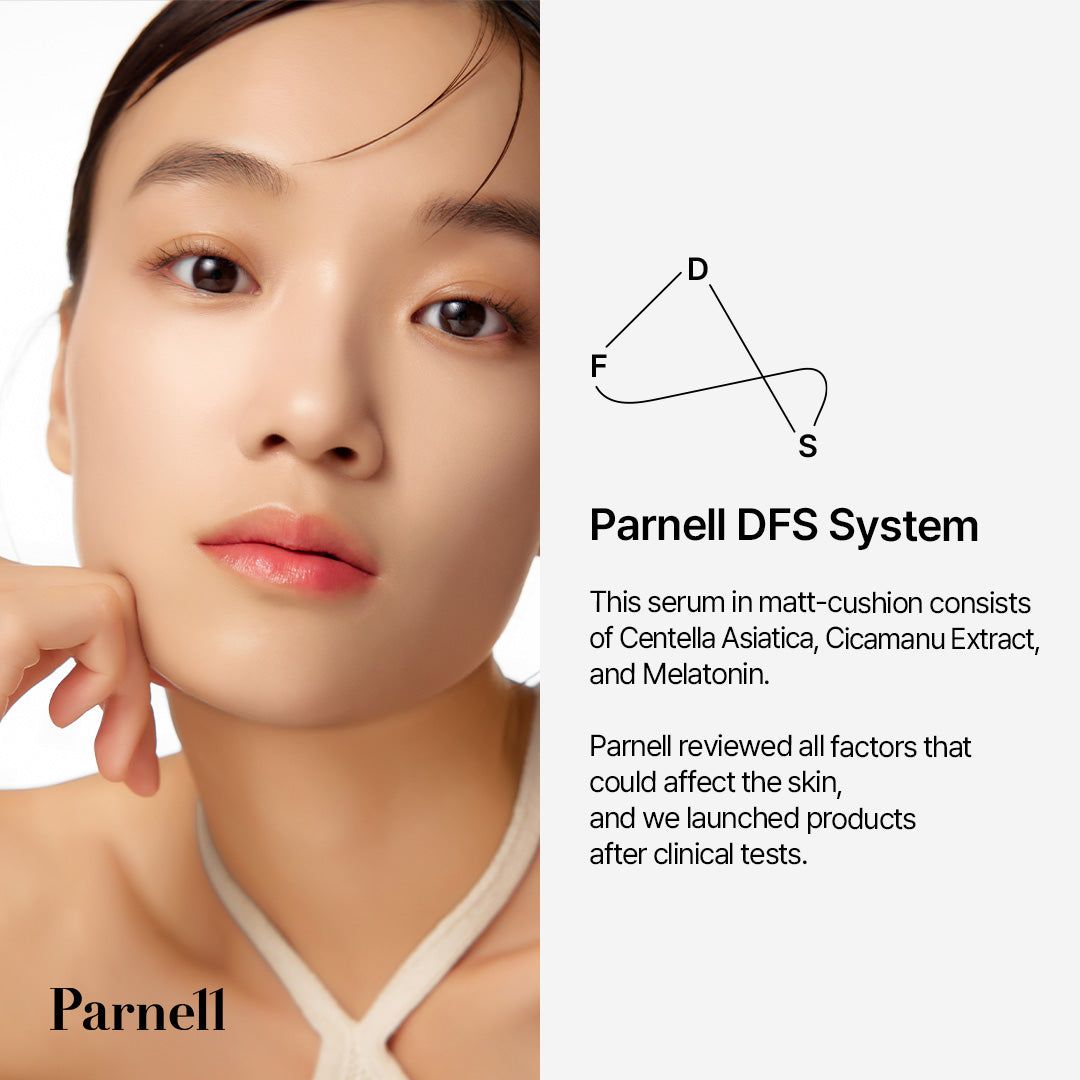 Parnell Cicamanu Serum In Matte Cushion SPF50+ PA++++ 15g (Refill) (3colors)